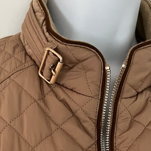 ZARA quilted beige classy coat/ Jacket - Picture 10 of 16